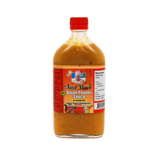 Aunt May’s Bajan Pepper Sauce Barbados 340g