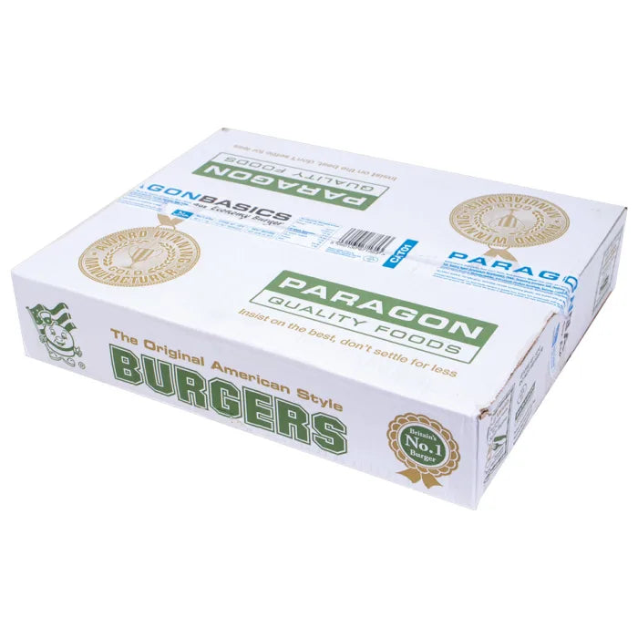 Paragon Basics Economy Halal Beef Burger (4oz) 48 x 113g