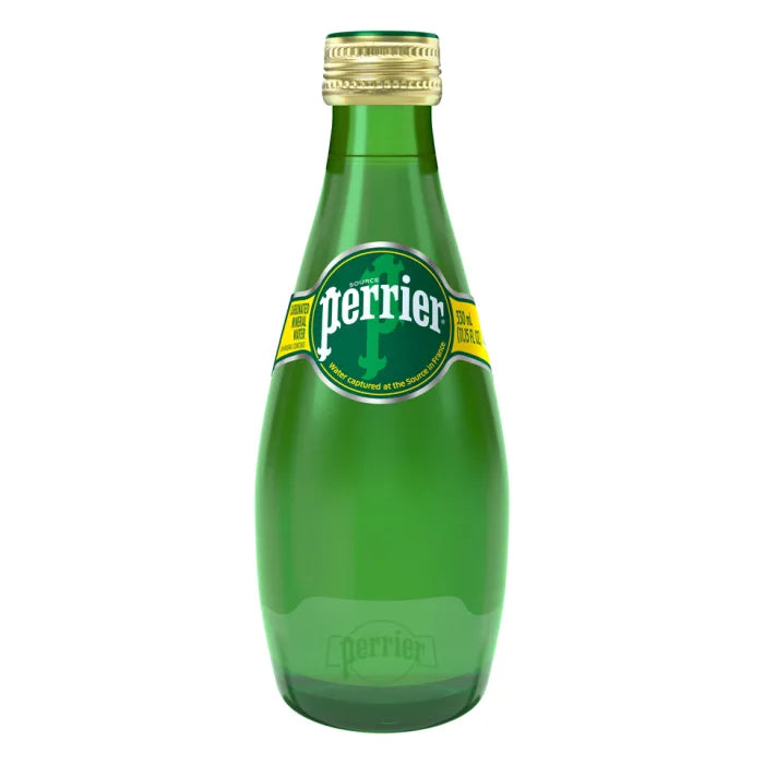 Perrier Water Glass Bottles 24 x 330ml