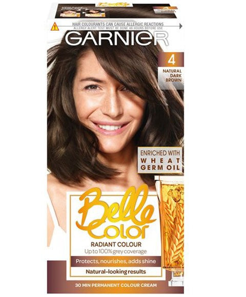 Belle Color Creme Permanent 4 Natural Dark Brown