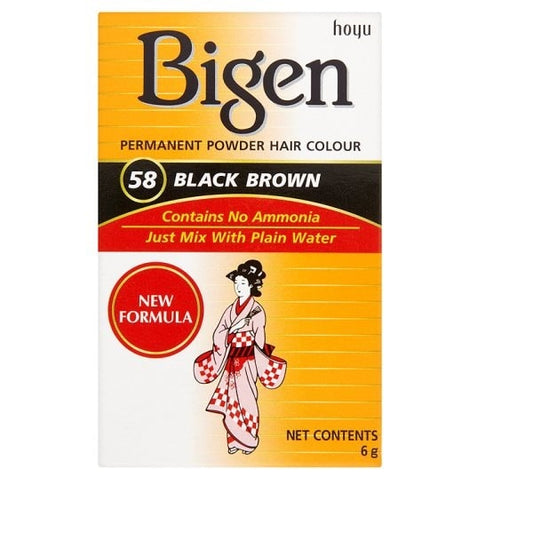 Bigen Hair Colour Black Brown 58