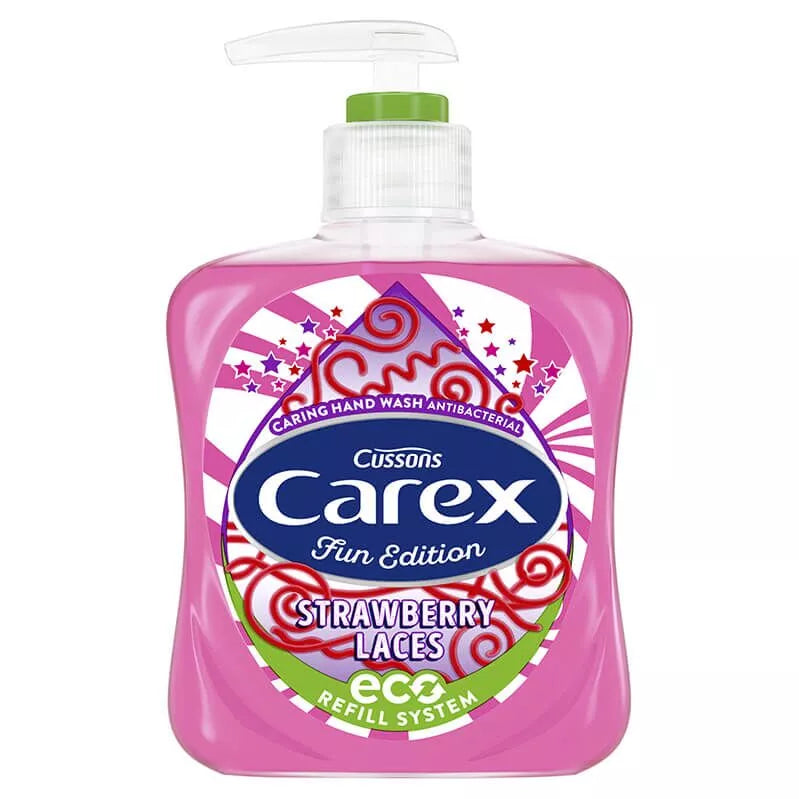 Carex Hand Wash Strawberry Laces 250ml