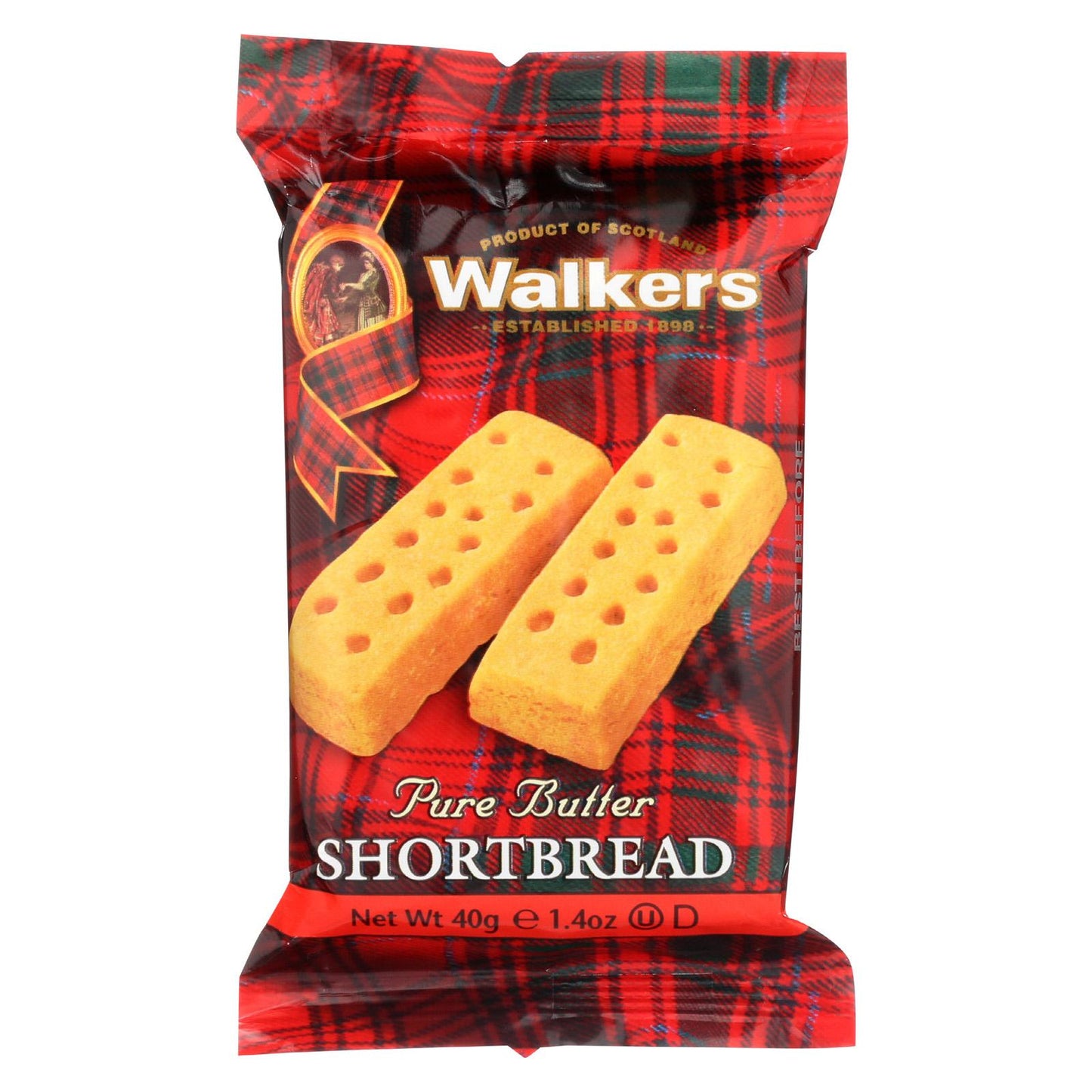 Walkers Pure Butter Shortbread 40g