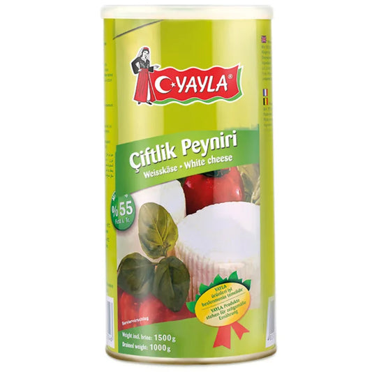 Yayla (55%) Turkish White Cheese 1 x 800g