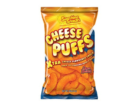 Cheese Puffs Extra cheesy flavored snack 215g