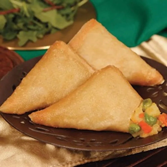 Halal Large Cooked Lamb Samosas-15x120g