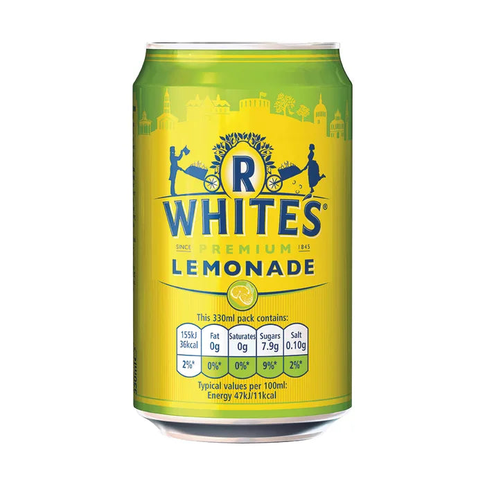 R Whites Lemonade Cans 330ml