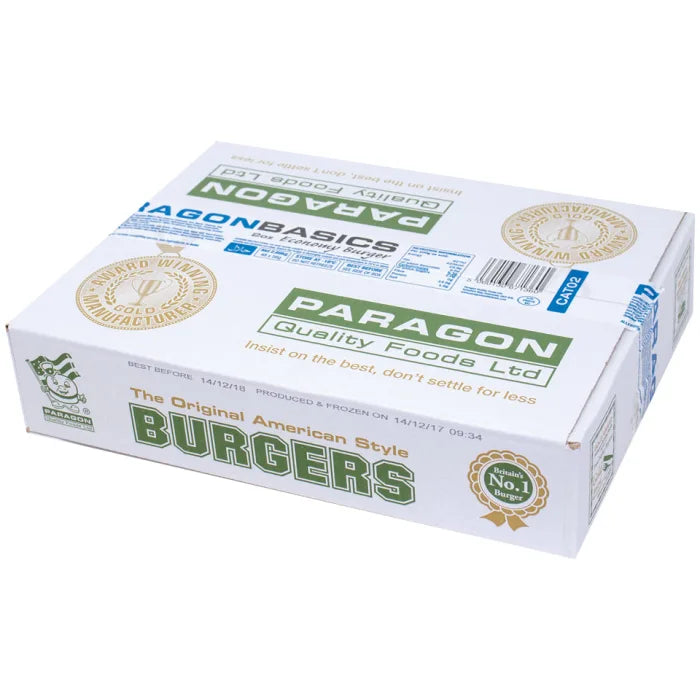 Paragon Basics Economy Halal Beef Burger (2oz) 48 x 56g