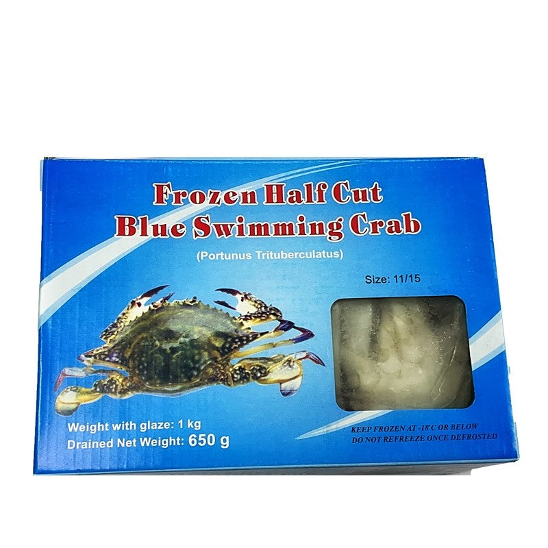 Frozen Half Cut Blue Crab 1kg