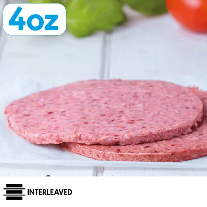 Signature Halal Beef Burgers (4oz) 48 x 113g