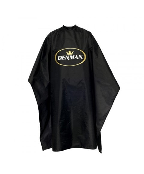 Denman Hairdressing Nylon Cape Black