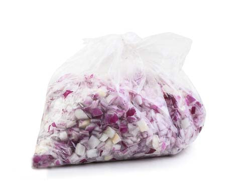 Prepared Diced Red Onion