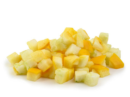 Prepared Courgette Diced Yellow