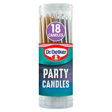 Dr. Oetker Party Candles 18s