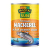 Tropical Sun Mackerel in Hot Pepper Sauce  400g Box of 12