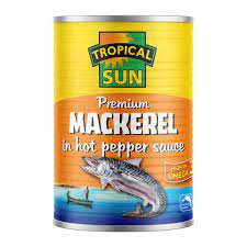 Tropical Sun Mackerel in Hot Pepper Sauce  400g