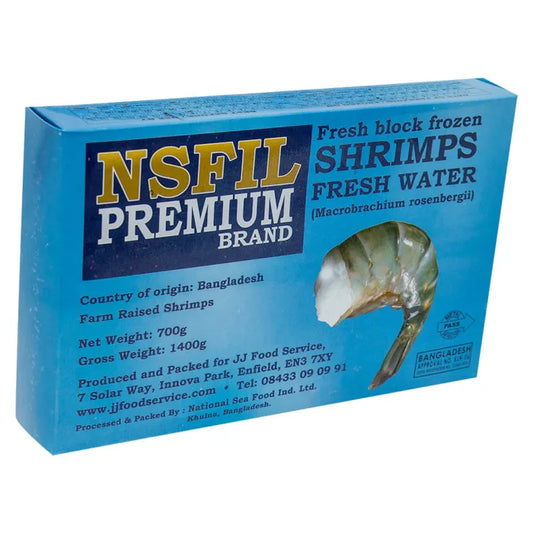 NSFIL Premium Raw Headless Shell on King Prawns 6 x 1.4kg