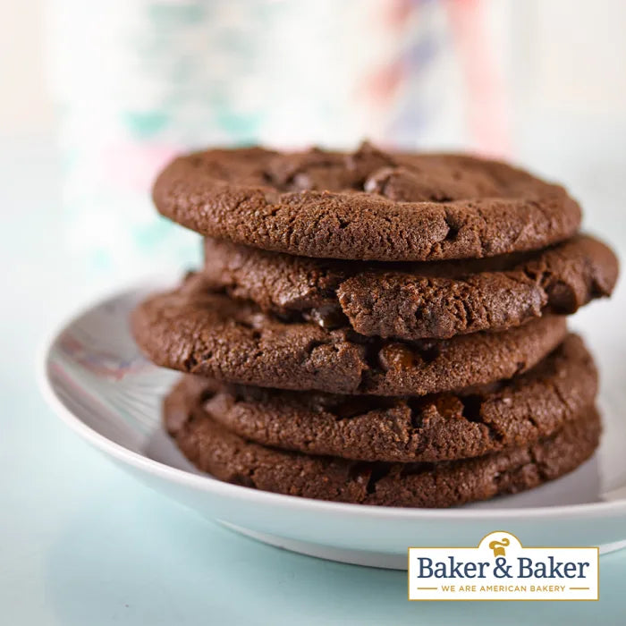 Baker & Baker Double Chocolate Cookie Dough- 50g x 90pcs