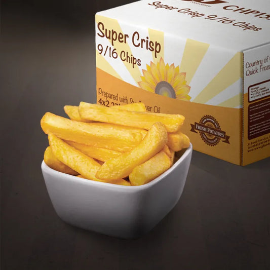 Super Crisp (9/16) Chips 4x2.27kg