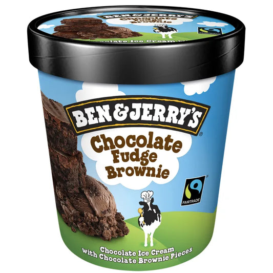 Ben & Jerry's Chocolate Fudge Brownie 8pc x 465ml