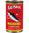 Geisha Mackerel in Tomato Sauce 425g Box of 12