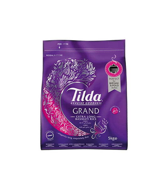 Tilda Grand White Rice 5kg Box of 1
