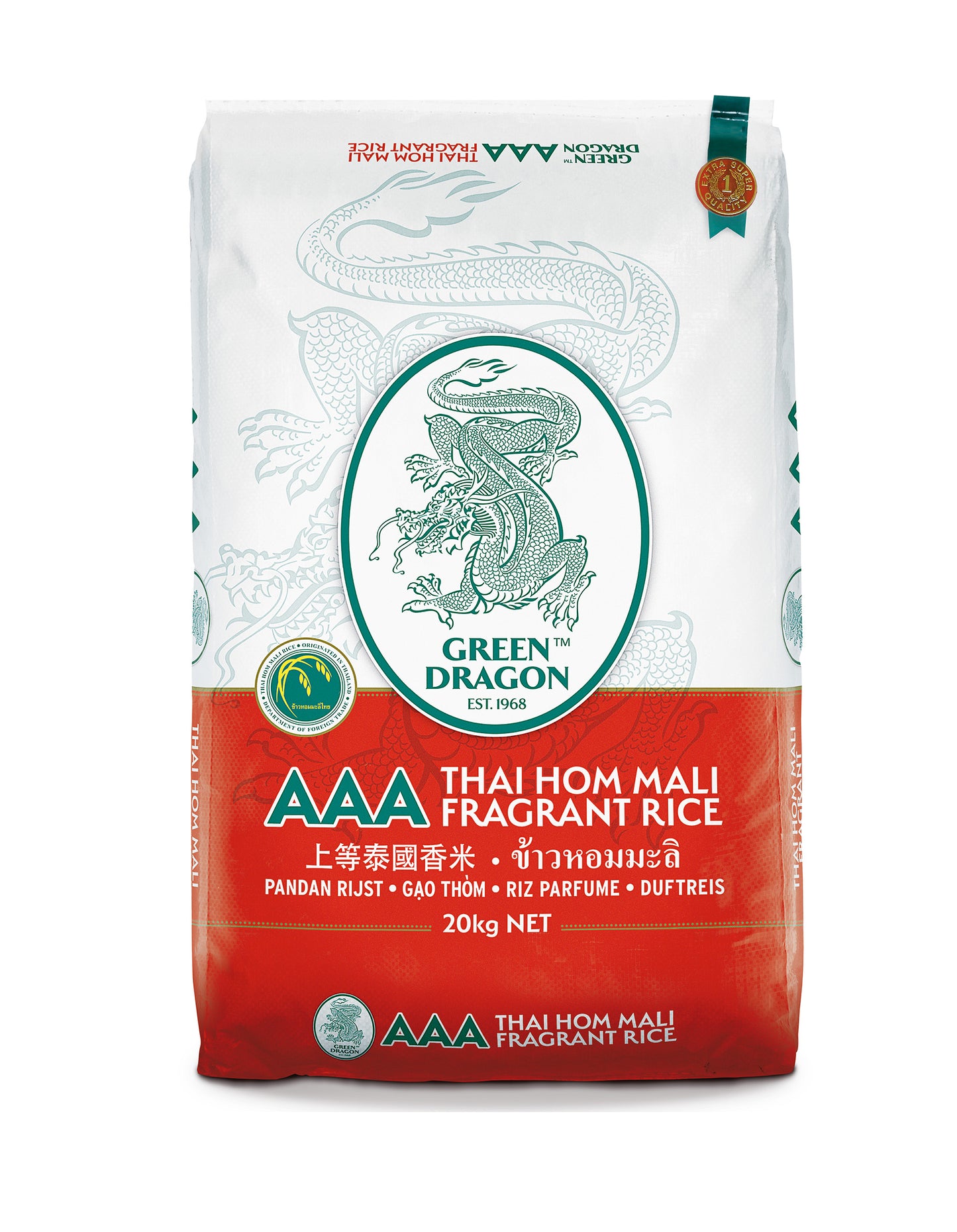 Dragon Fragrant Rice 20kg