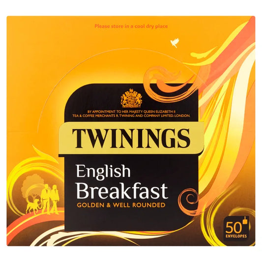 Twinings English Breakfast Enveloped Tea Bags 1pc x 50