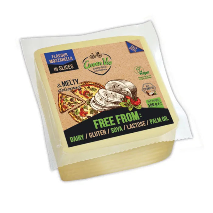 Green Vie Vegan Mozzarella Flavour Slices 1 x 180g