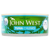 John West Tuna Chunks in Brine 200g Box of 8