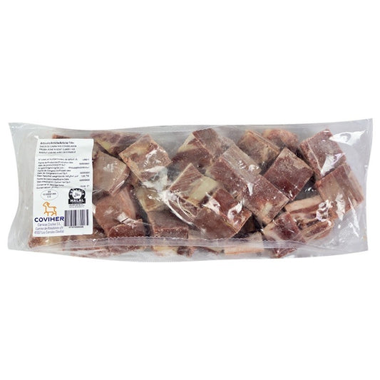 Frozen Goat Meat "Bone In Cubes" Coviher 1KG