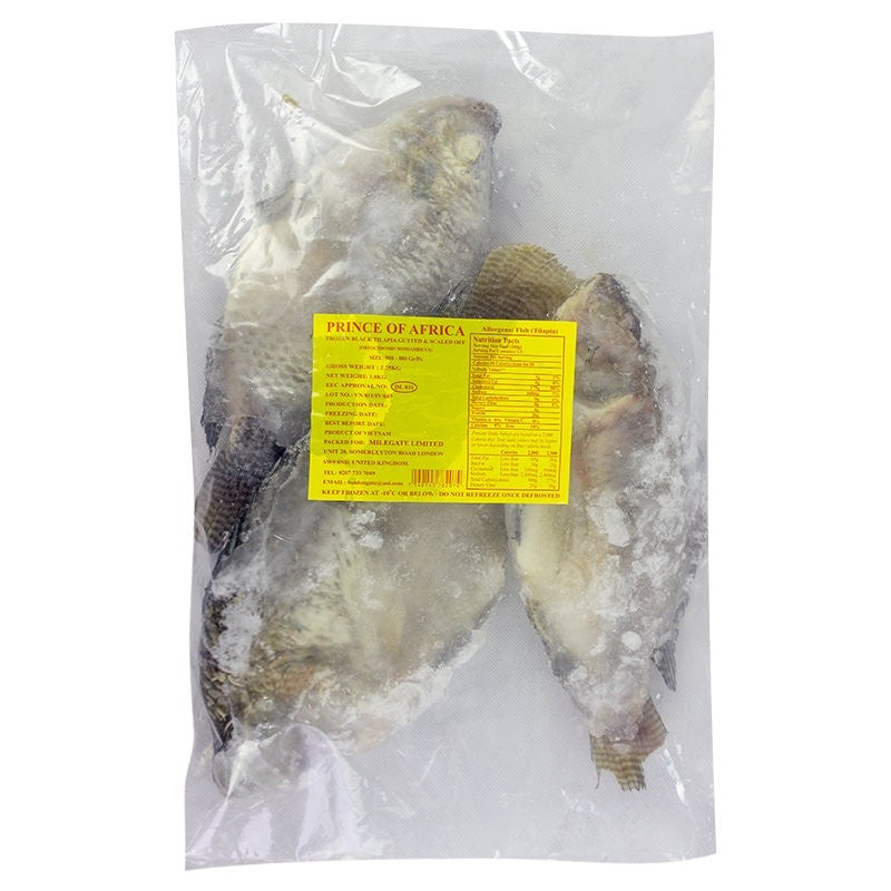 Frozen Tilapia Fish (Gutted & Scaled)-Large 3kg