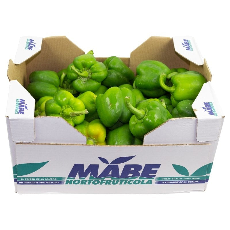 Fresh Green Pepper Box