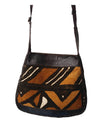 African Tribal art handicraft Lightweight Handbag Smoky Black And Metallic Copper Shoulder Bag