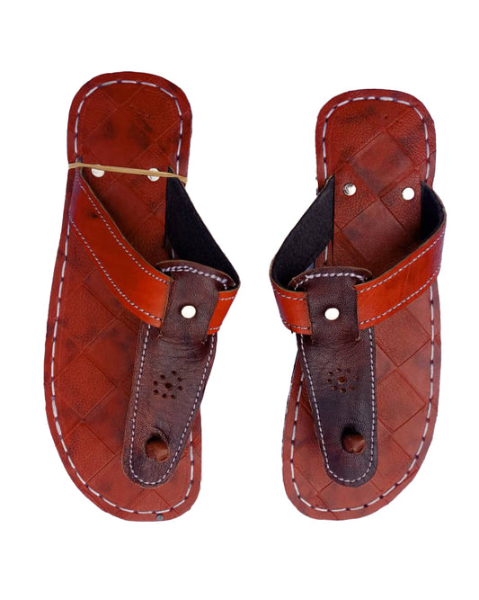 African Tribal art handmade Leather Sandals