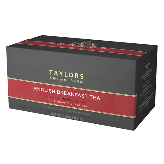 Taylors of Harrogate English Breakfast Tagged Tea Bags 1pc x 100