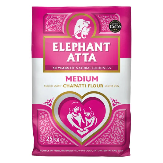 Elephant Atta Medium Chapatti Flour  25kg