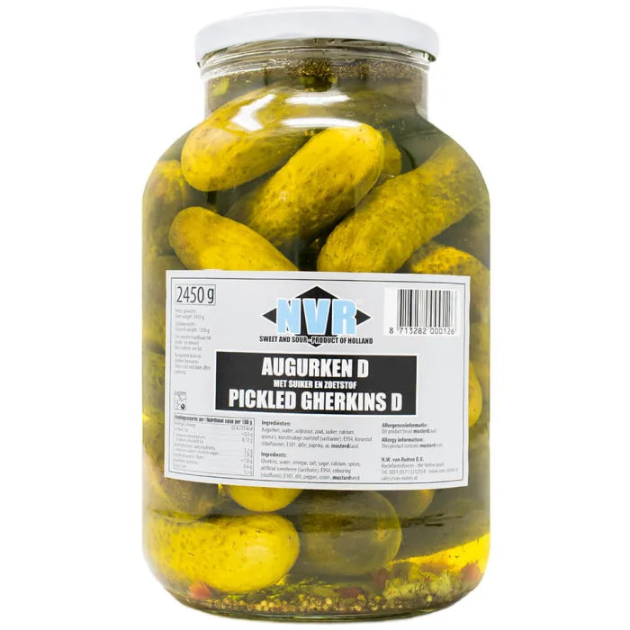 Dutch Gherkins (Glass Jar) 1x2.45kg