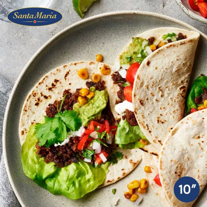 Santa Maria 10" Flour Tortilla Wraps 10pc x 10