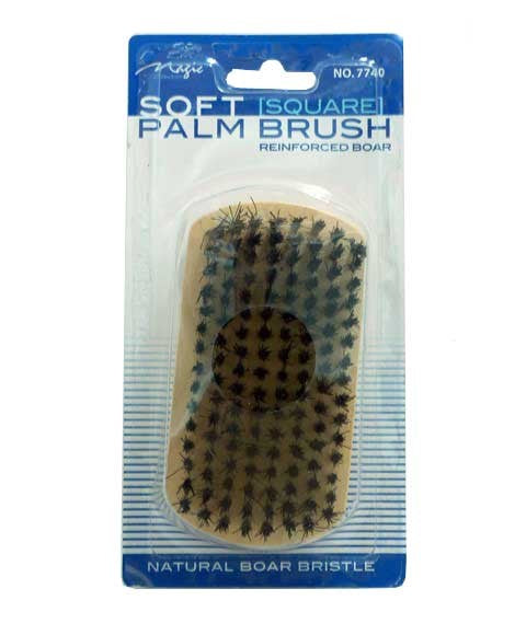 Magic Collection Natural Boar Bristle Soft Square Palm Brush 7740