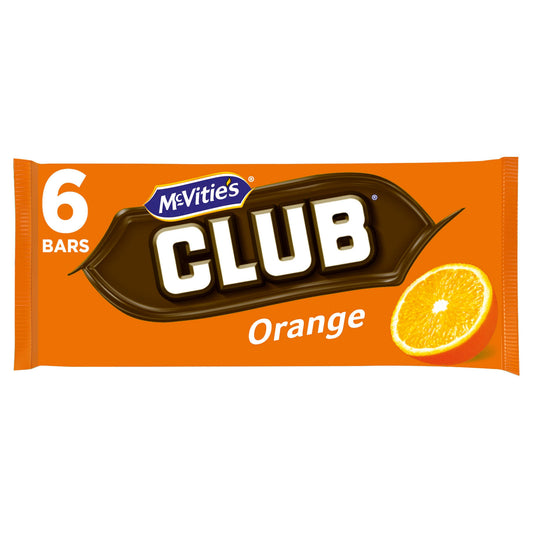 McVitie's Club Orange 6 x 22g