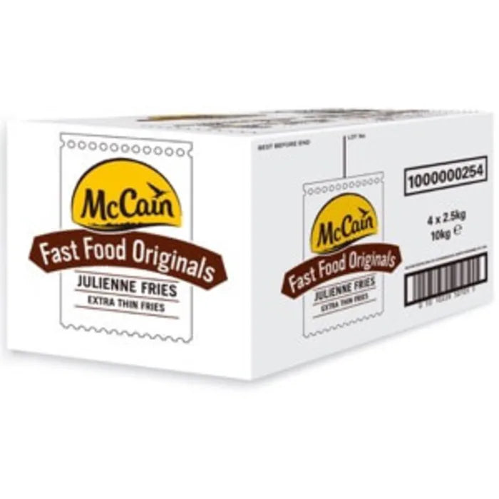 McCain Fast Food Originals Julienne Fries-4x2.5kg