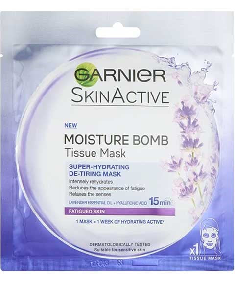 Skin Active Moisture Bomb De Tiring Tissue Mask