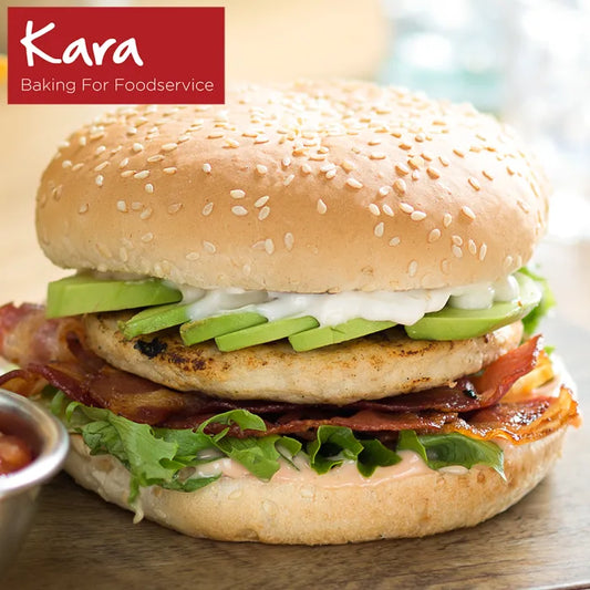 Kara 5" Seeded Burger Buns 1 x 48