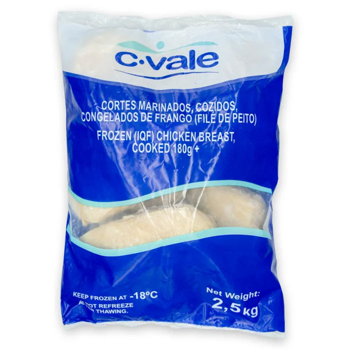 C-Vale Brazilian Steam Cooked Chicken Fillets-4x2.5kg