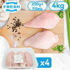 Fresh Halal Chicken Breast Fillets-4x1kg