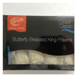 Ocean Classic Frozen Butterfly Breaded King Prawns 500g