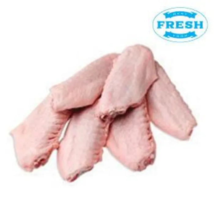 Fresh Halal Mid Wings (Flat)-1x10kg