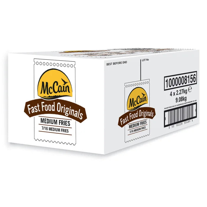 McCain Fast Food Originals (7/16) Medium Cut Fries 4x2.27kg