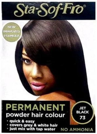 Sta-Sof-Fro Permanent Powder Dye Jet Black